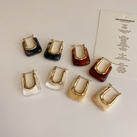 Boucles d'oreilles avec nœud en citrine