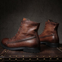 Herrenstiefel aus Leder - Pierre