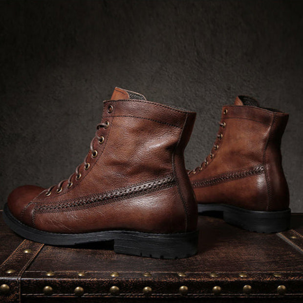 Herrenstiefel aus Leder - Pierre