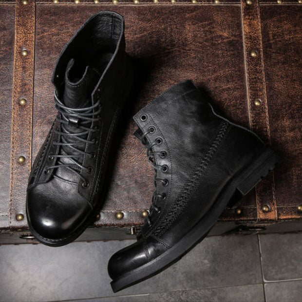 Herrenstiefel aus Leder - Pierre
