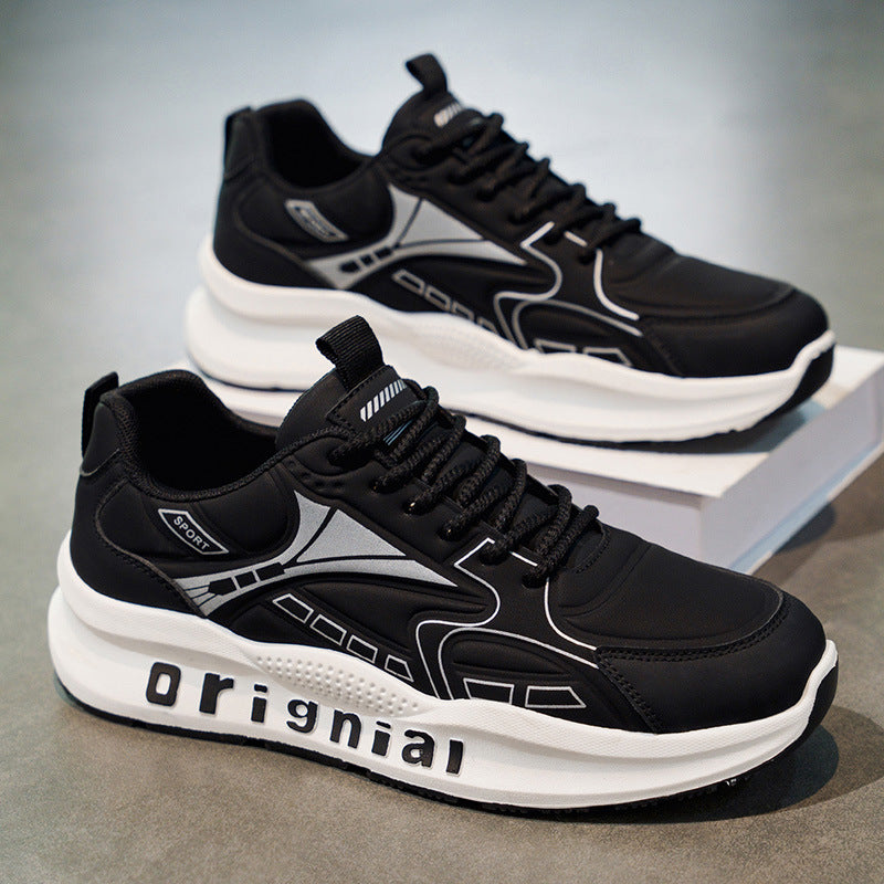 Herren-Schnürschuhe mit dicken Sohlen - Orion