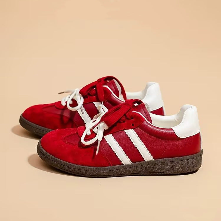 Niedrigprofilige Vintage-Tennisschuhe für Damen - Iliana