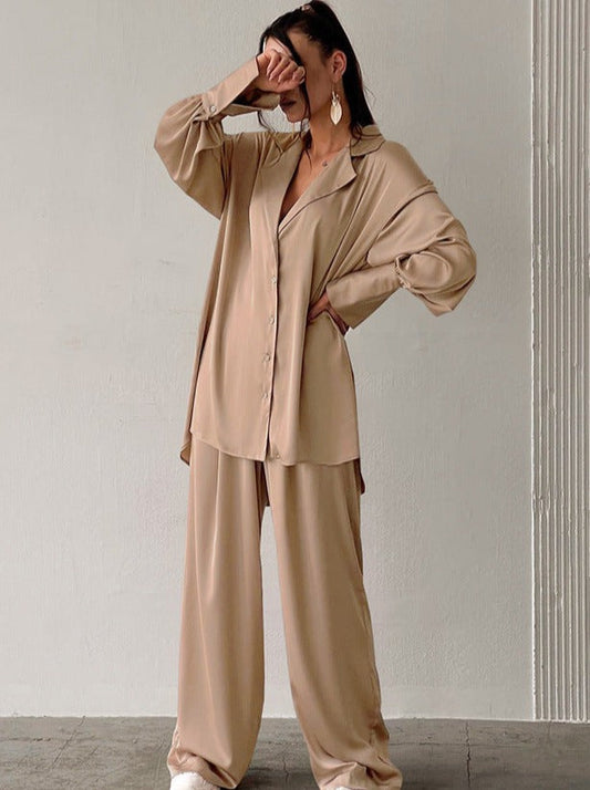 Adelina - Pyjama deux pièces à manches longues et pantalon ample