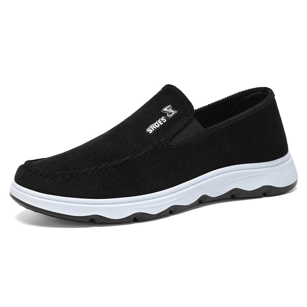 Damen Slipper aus grauem Kord - Dalmasca