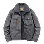 Herren-Trucker-Jacke mit Sherpa-Futter - Tavian