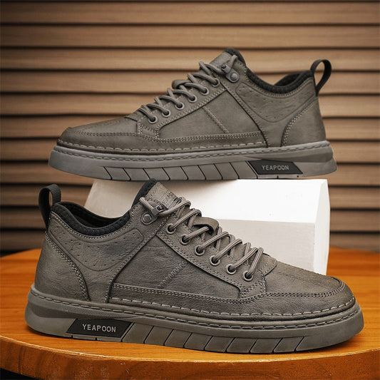 Baskets décontractées à effet de cuir pour hommes - Dante