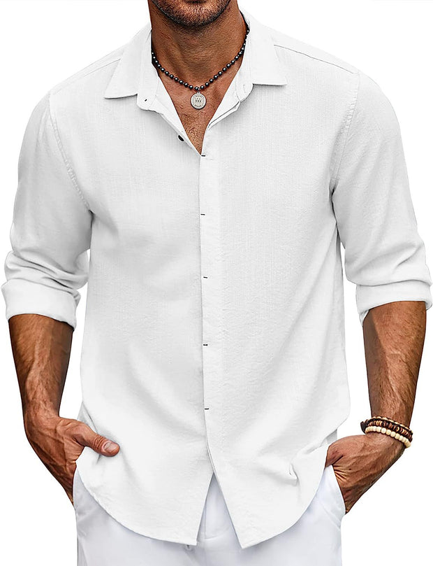 Chemise élégante et décontractée pour hommes, pour toutes les occasions
