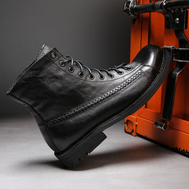 Herrenstiefel aus Leder - Pierre