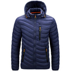 Leichte Herren-Steppjacke mit Kapuze - Sverre
