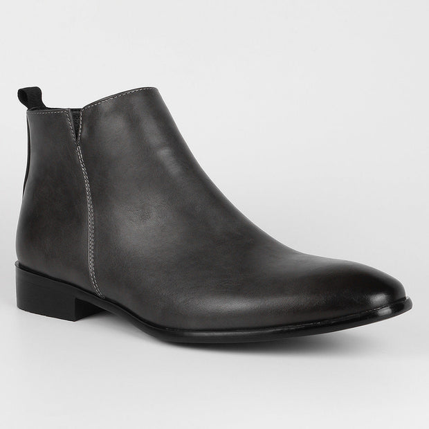 Herren Chelsea-Stiefel Leder Seitenreißverschluss - Matius