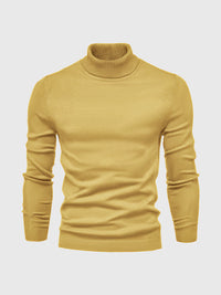 Pull à col roulé pour hommes, lavable