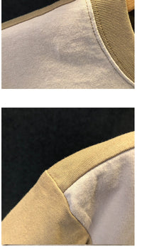 Basic-T-Shirt aus Baumwolle mit minimalistischem Aufdruck im urbanen Stil - Damián