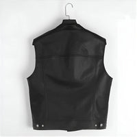 Herrenweste im Bikerstil mit Ledereffekt - Ardent