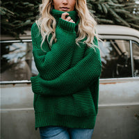Kia - Grobstrick-Pullover mit Rollkragen