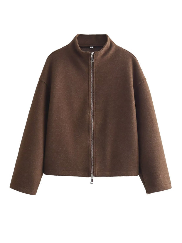 Veste femme avec fermeture éclair sur le devant - Nicole