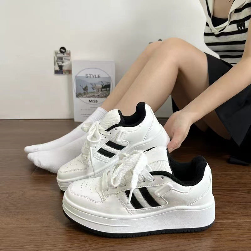 Damen-Turnschuhe mit Plateausohle - Kaira
