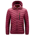 Leichte Herren-Steppjacke mit Kapuze - Sverre
