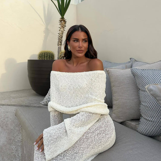 Robe longue décolletée pour femmes - Adelheid