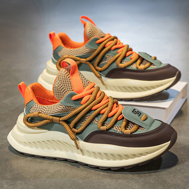 Herren-Turnschuhe mit hoher Sohle - Zarnik