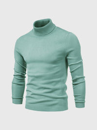 Pull à col roulé pour hommes, lavable