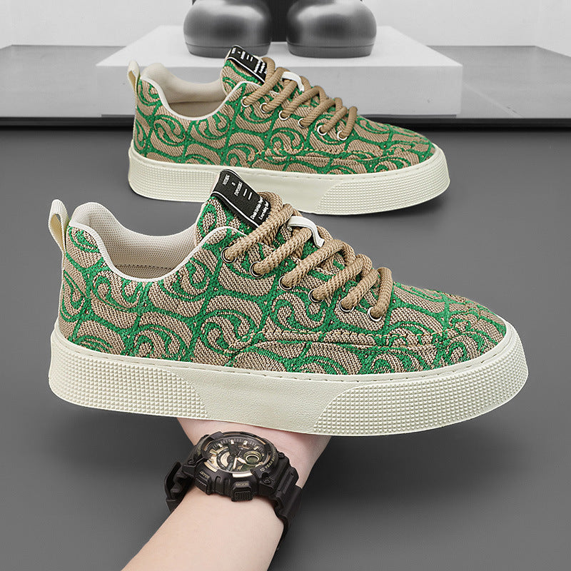Herren-Turnschuhe im urbanen Jacquard-Design - Mauro