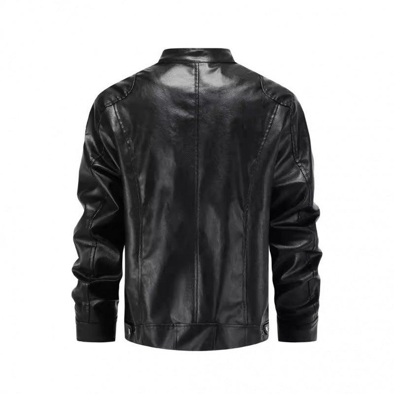 Moderne Herrenjacke in Lederoptik - Karsen