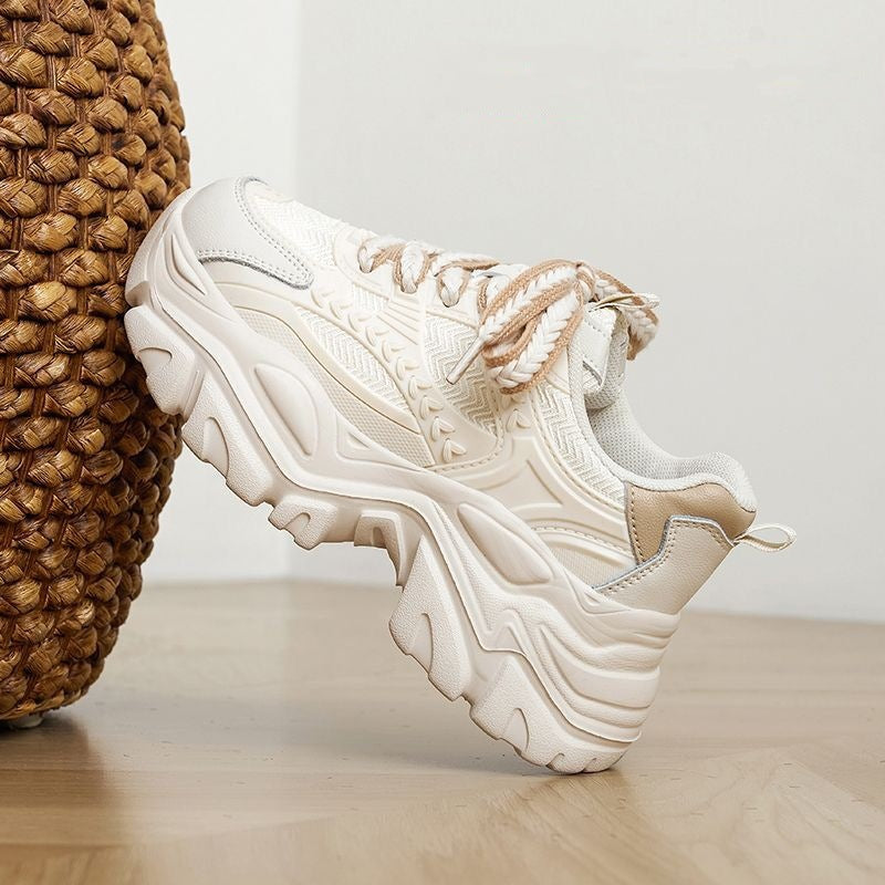 Damen Freizeit-Tennisschuhe mit festem Plateau - Gaia