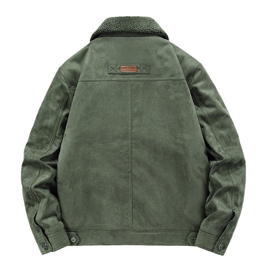 Herren-Trucker-Jacke mit Sherpa-Futter - Tavian