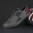Lässige Herren-Turnschuhe aus Synthetikleder in Blockform - Tomás