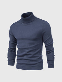 Pull à col roulé pour hommes, lavable