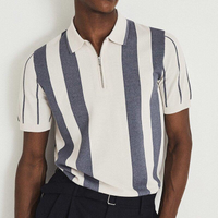 Preston - Polo rétro à col zippé