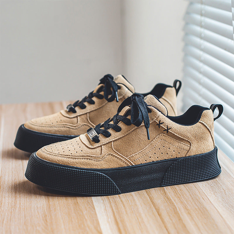 Herrenschuhe mit dicken Sohlen und robustem Design - Kalder