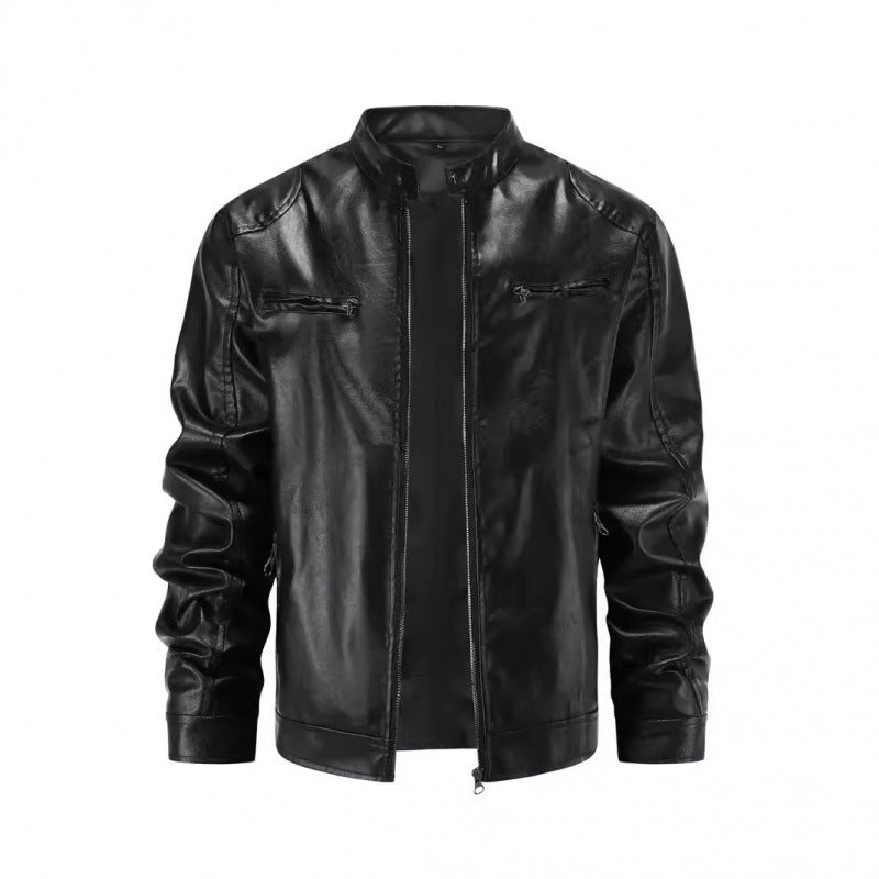 Moderne Herrenjacke in Lederoptik - Karsen