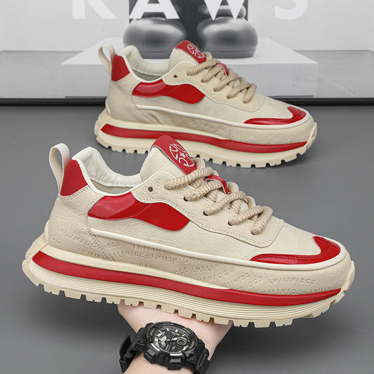 Baskets montantes pour hommes avec finition lisse - Kaldor