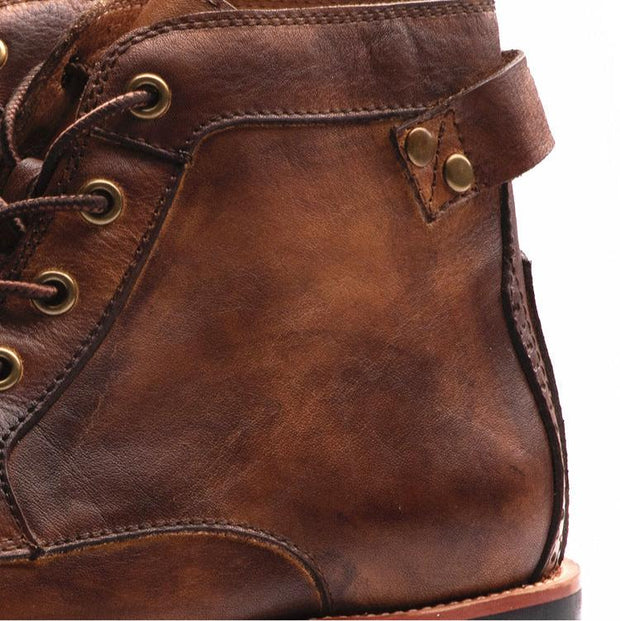 Herren Lederstiefel im Vintage-Stil - Xavi