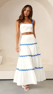 Blanc et bleu