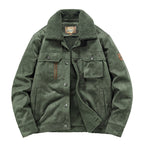 Herren-Trucker-Jacke mit Sherpa-Futter - Tavian