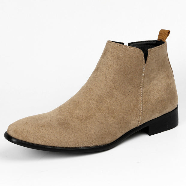 Herren Chelsea-Stiefel Leder Seitenreißverschluss - Matius
