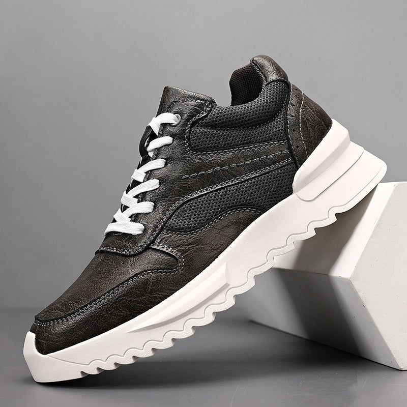 Herren Turnschuhe aus Kunstleder mit dicker Sohle - Mateo