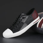 Lässige Herren-Turnschuhe aus Synthetikleder in Blockform - Tomás