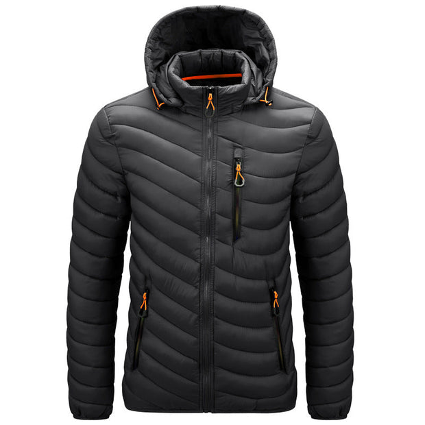 Veste matelassée légère à capuche pour hommes - Sverre
