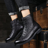 Herrenstiefel aus Leder - Pierre
