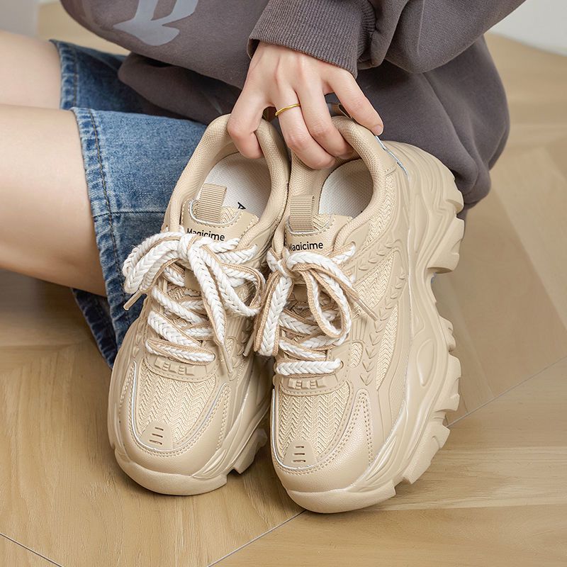 Damen Freizeit-Tennisschuhe mit festem Plateau - Gaia