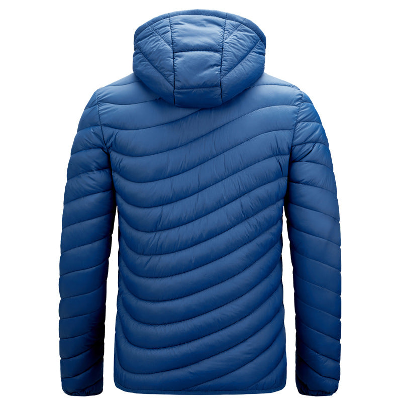 Leichte Herren-Steppjacke mit Kapuze - Sverre