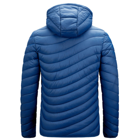 Leichte Herren-Steppjacke mit Kapuze - Sverre