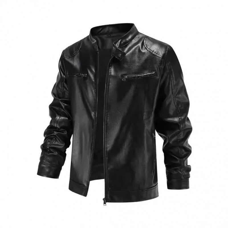 Moderne Herrenjacke in Lederoptik - Karsen