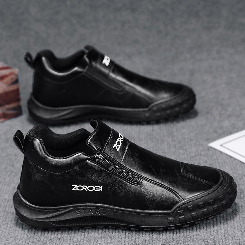 Herren Freizeitschuhe klassisches Design seitlicher Reißverschluss - Klaus