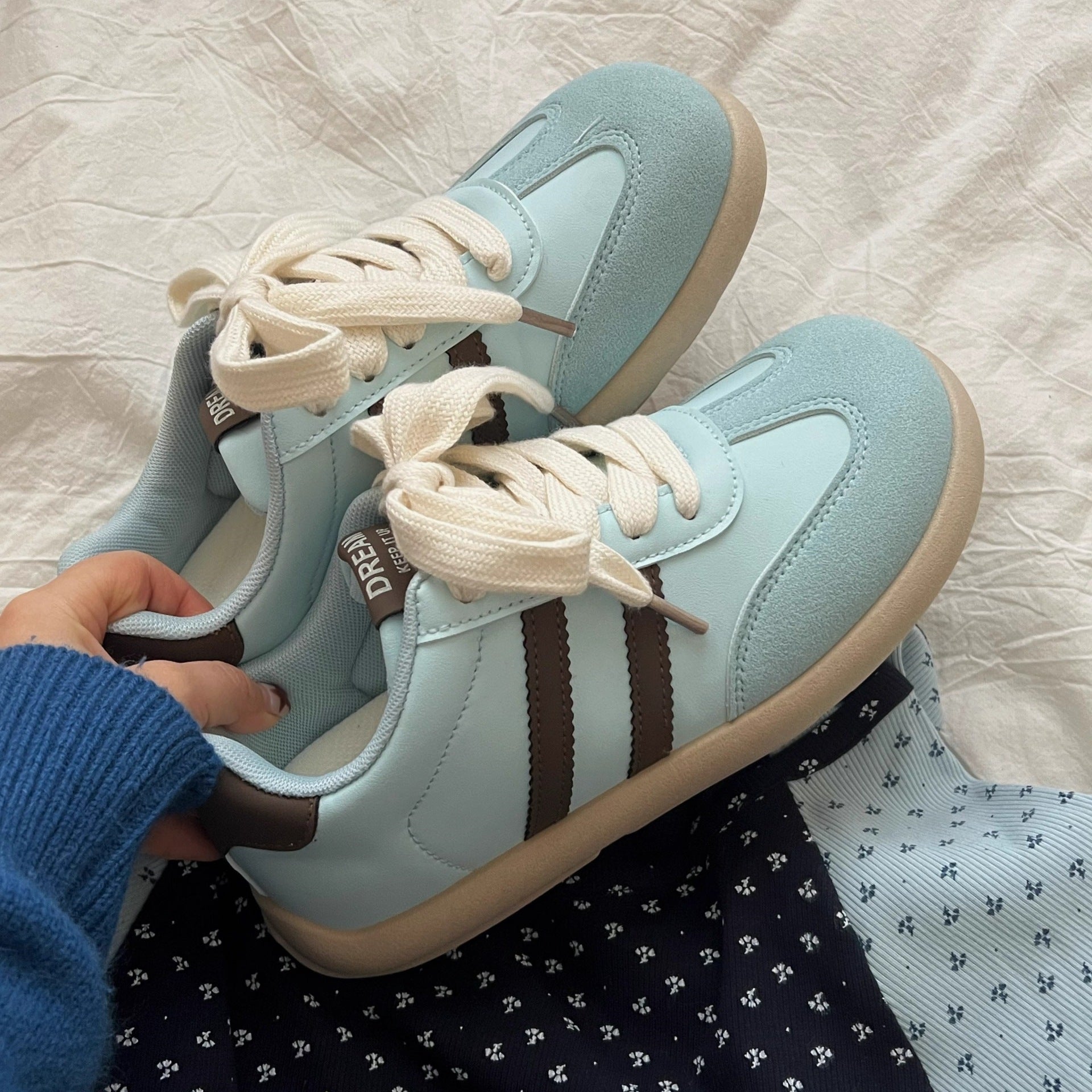 Sportliche Damen-Turnschuhe im Vintage-Stil - Bianca