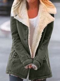 Manteau d'hiver long et chaud pour femmes