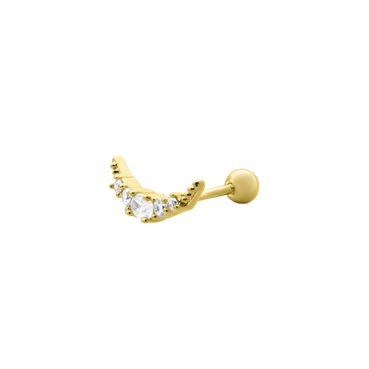Piercing d'oreille Wing 14K plaqué or